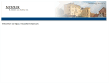 Tablet Screenshot of newsletter.metzler.com