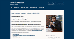 Desktop Screenshot of metzler.ca