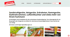 Desktop Screenshot of metzler.eu